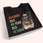 Veteran Custom Shirt Veteran Dad Legend Personalized Gift