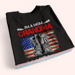 Female Veteran Custom Shirt I Am A Mom Grandma And A Veteran Personalized Gift