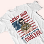 Veteran Custom Shirt Military Dad Like A Regular Dad But Cooler Personalized Gift