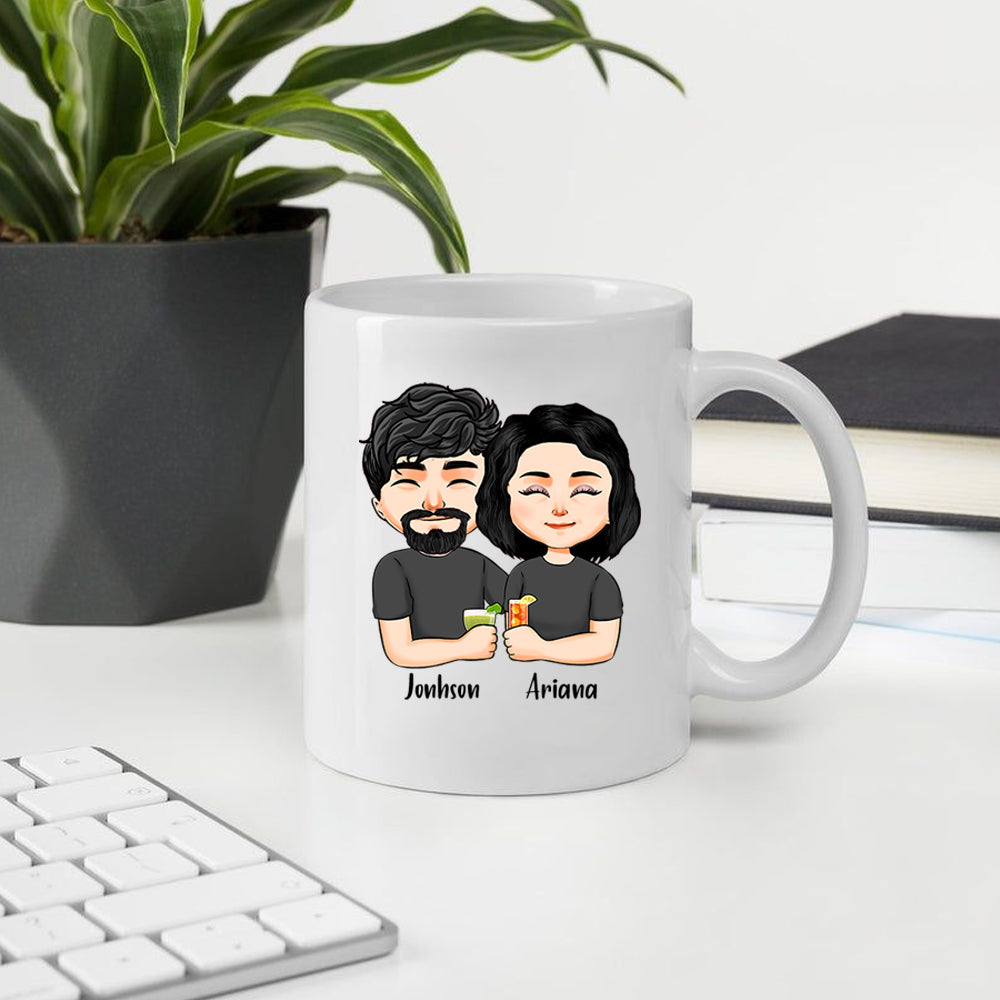 Funny Anniversary Gift Same Pen Forever Custom Mug