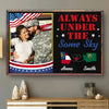 Veteran Couple Custom Poster Always Under The Same Sky Personalized Gift