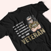 Veteran Custom Shirt Military Base and Time Personalized Gift for Father&#39;s Day
