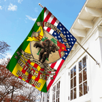 Vietnam Vet Custom Flag We Earned It With My Blood Sweat And Tears Personalized Gift