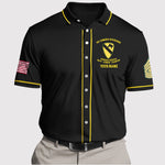 Veteran Custom Polo Shirt Proudly Served Division Personalized Gift