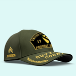 Veteran Custom Cap Proudly Served Personalized Gift