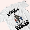 Veteran Custom Shirt Great Dads Get Promoted To Grandpas Personalized Gift