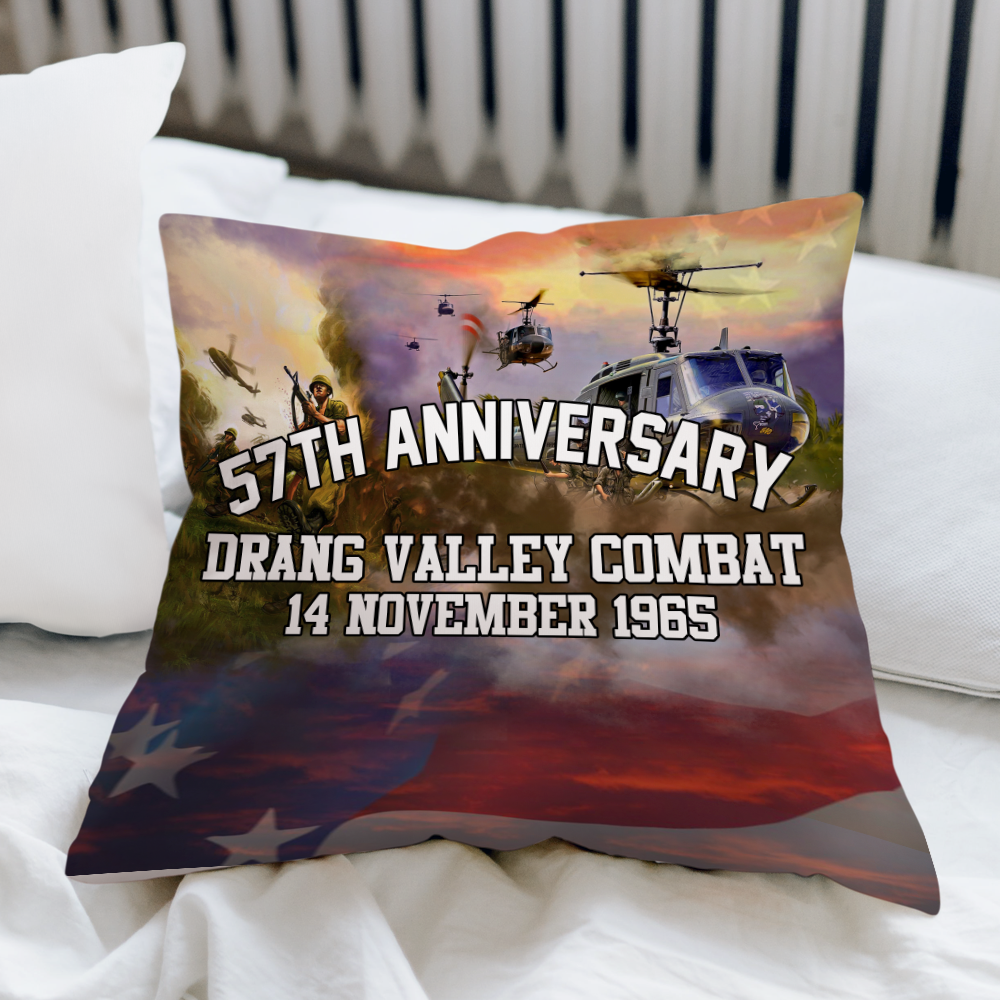 Vietnam Veteran Custom Pillow Battle Anniversary Personalized Gift