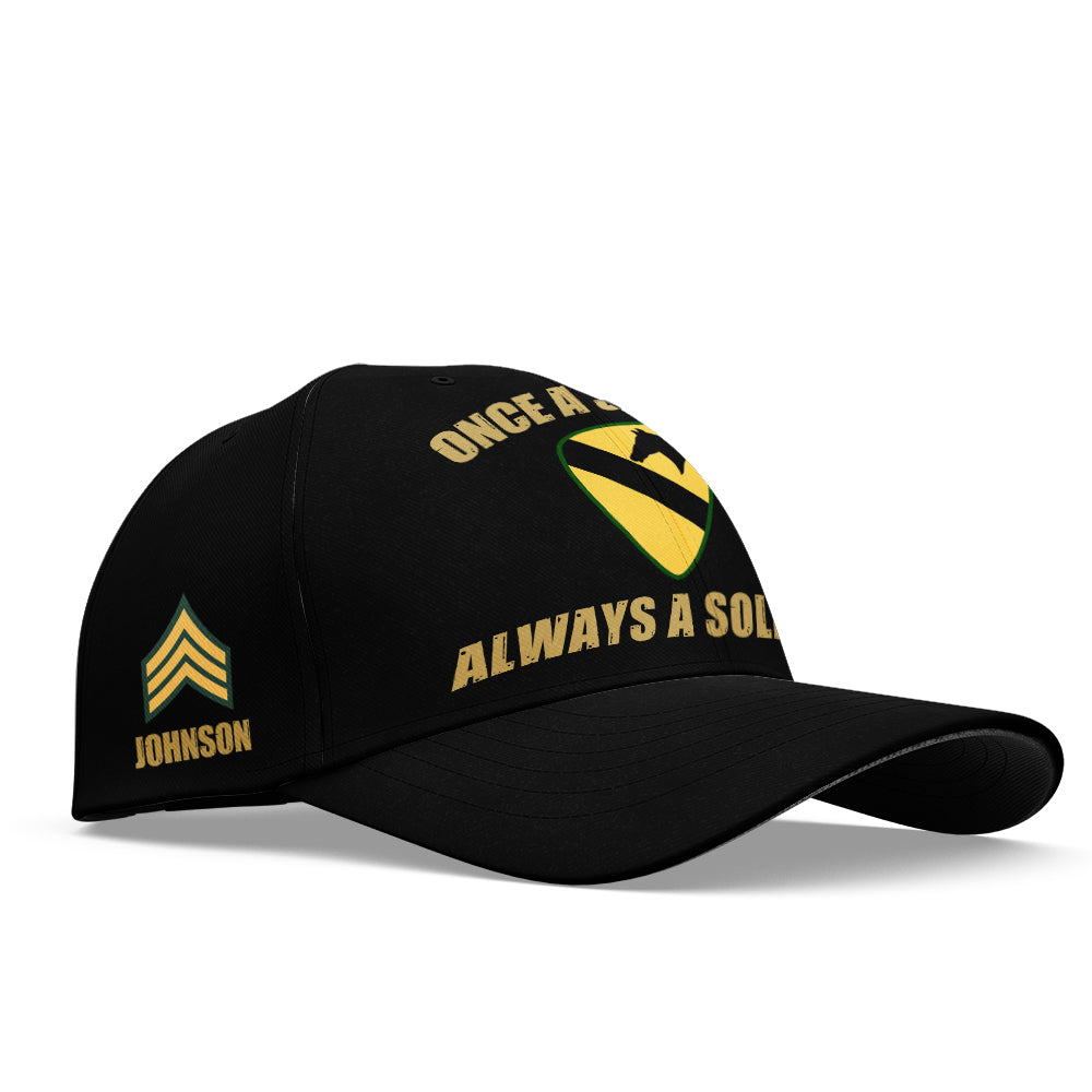 Veteran Custom Cap Once A Veteran Always A Veteran Personalized Gift