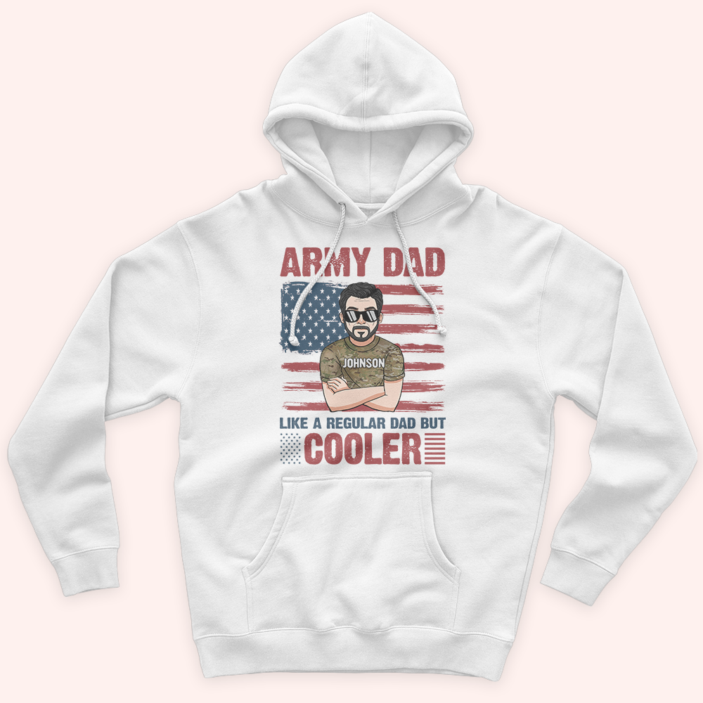 Veteran Custom Shirt Military Dad Like A Regular Dad But Cooler Personalized Gift