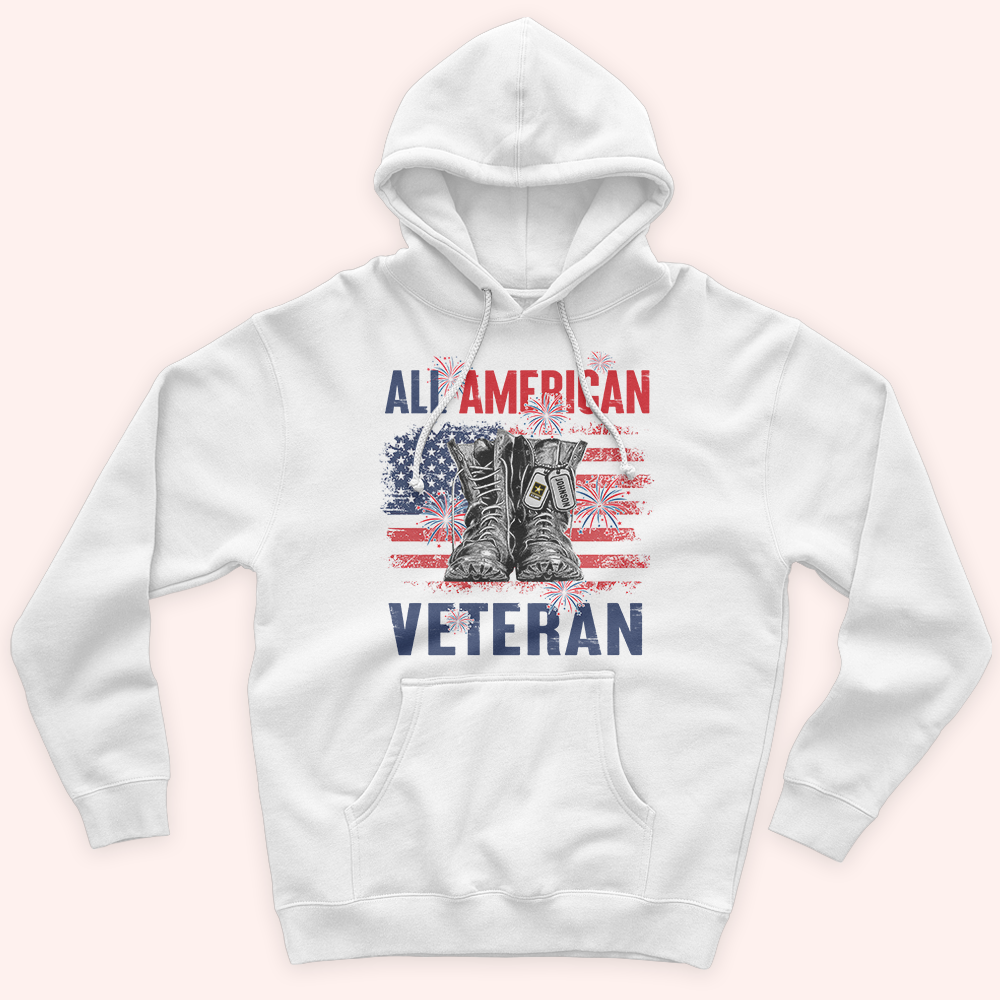 Veteran Custom Shirt All American Veteran Personalized Gift