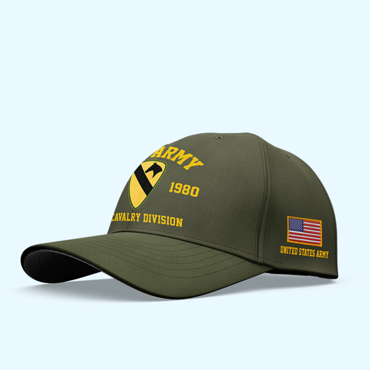 Veteran Custom Cap Division and Time Personalized Gift