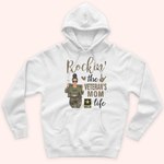 Veteran's Family Custom Shirt Rockin' The Veteran's Mom Life Personalized Gift