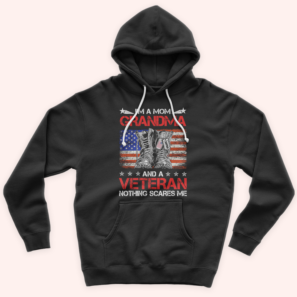 Female Veteran Custom Shirt I Am A Mom Grandma And A Veteran Personalized Gift