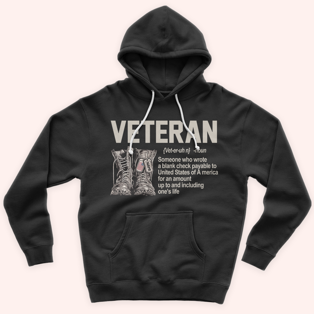 Veteran Custom Shirt What is a Veteran Personalized Gift