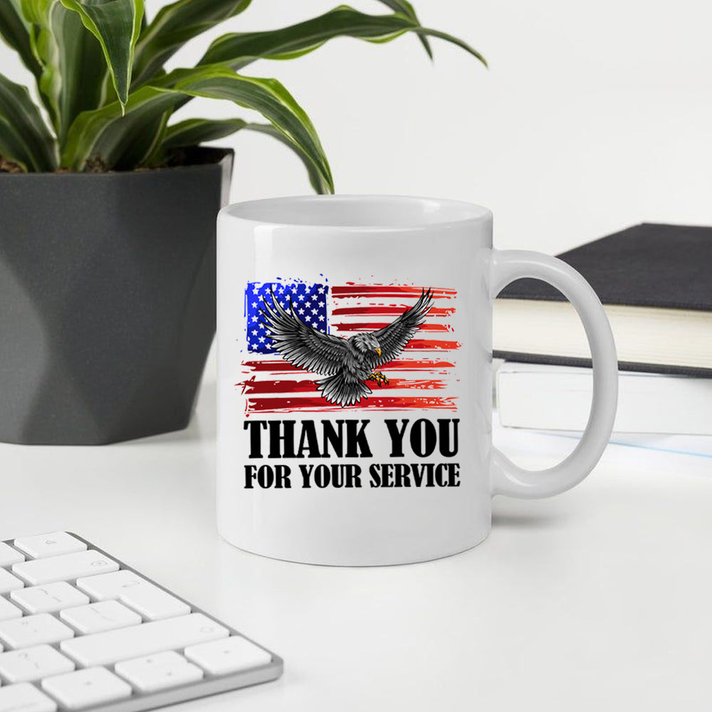 Veteran Custom Mug Thank You For Your Service Personalized Gift