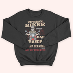 Veteran Biker Custom Shirt Dad Grandpa Great Grandpa Personalized Gift for Father's Day