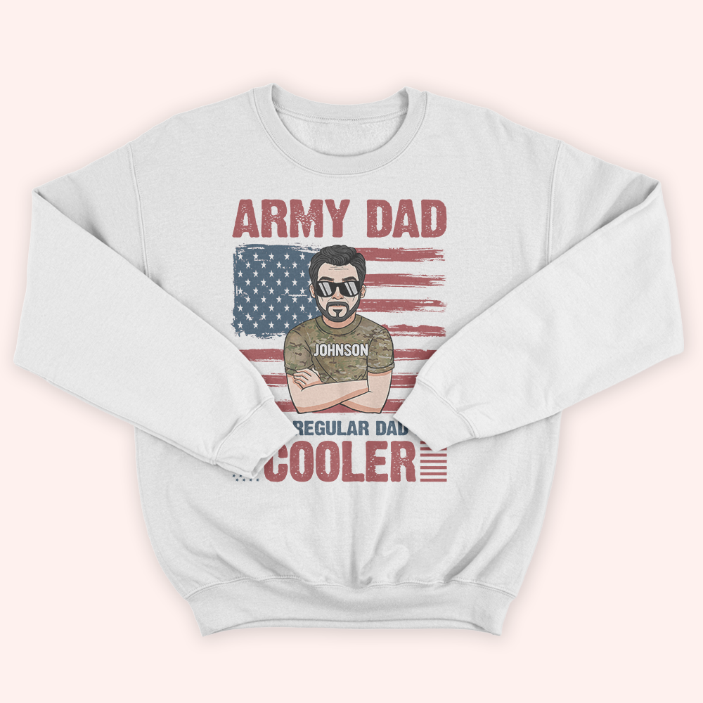 Veteran Custom Shirt Military Dad Like A Regular Dad But Cooler Personalized Gift