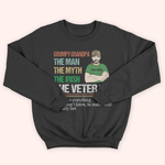 Veteran Custom Shirt The Man The Myth The Irish The Veteran Personalized Gift