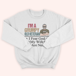 Veteran Custom Shirt I Fear God My Wife You Are Neither Personalized Gift