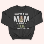 Veteran Custom Shirt I'm A Mom And A Veteran Nothings Scares Me Personalized Gift