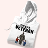 Veteran Custom Shirt Great Dads Get Promoted To Grandpas Personalized Gift