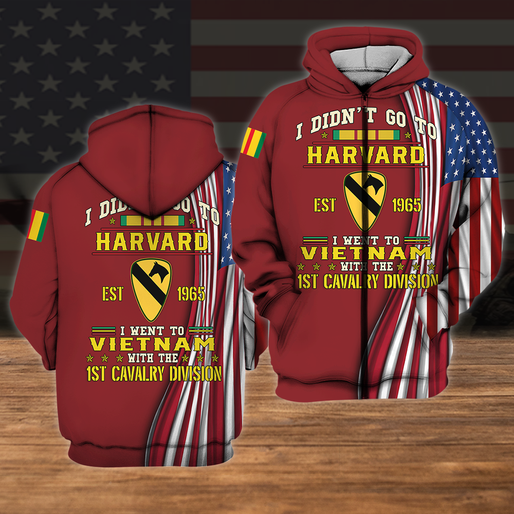 Army Veteran Custom Shirt I Didn't Go To Harvard I Went To Vietnam Personalized Gift