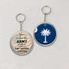 Veteran Custom Keychain Proudly Served Personalized Gift