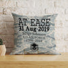 U.S Veteran Custom Pillow At Ease Personalized Gift