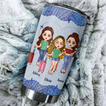 Bestie Custom Tumbler Travel Together Stay Together Personalized Best Friend Gift