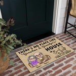 Grandparent Custom Doormat There's No Place Like Grandma And Grandpa's House Personalized Gift