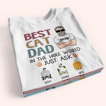 Cat Custom Shirt Best Cat Dad In The Hole World Just Ask Funny Personalized Gift