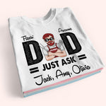 Dad Custom Shirt Flippin Awesome Dad Just Ask Personalized Gift