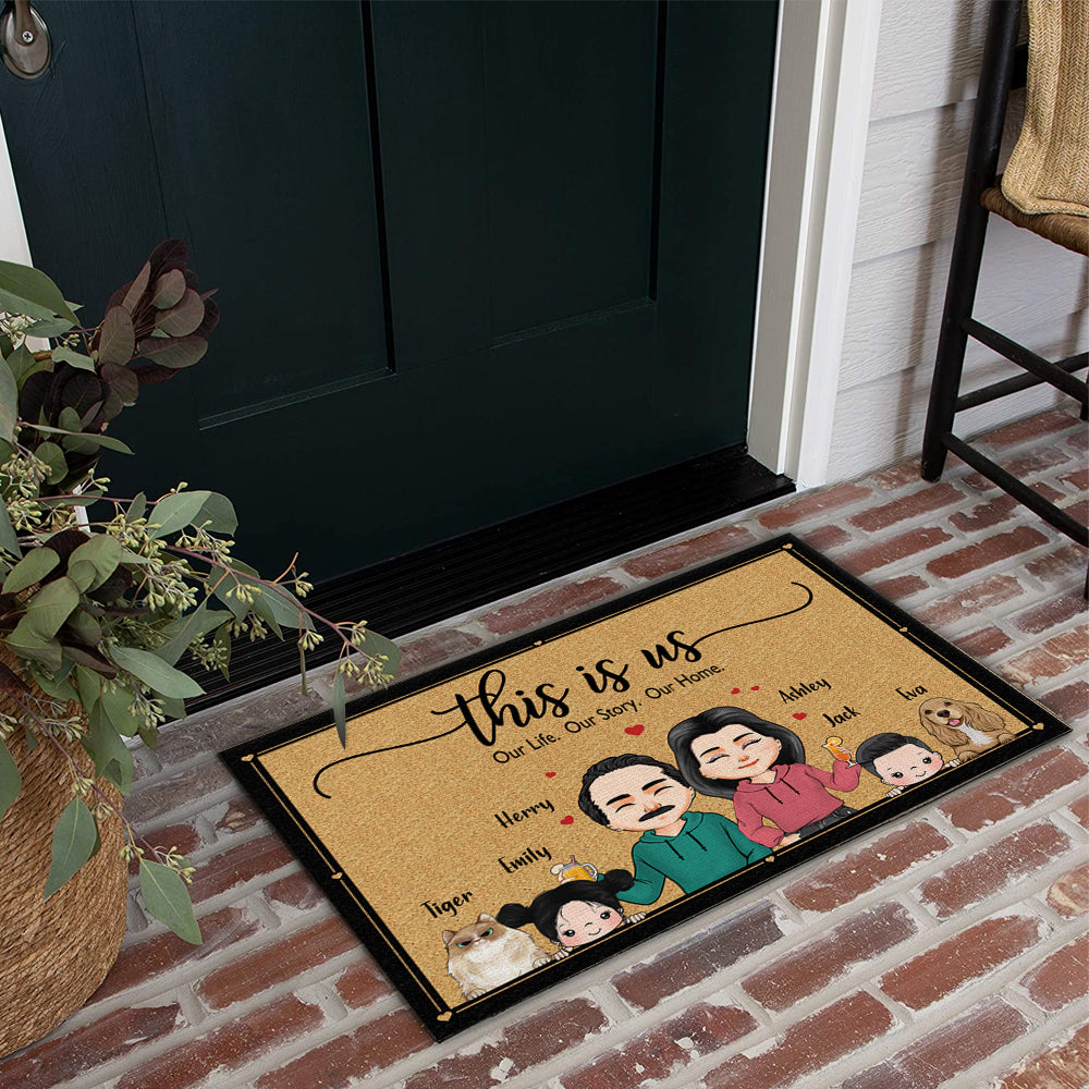 Custom 30 X 48 Inch Doormatpersonalized Framed Doormat 30 X 