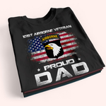 Veteran Custom Shirt U.S Veteran Proud Dad Personalized Gift