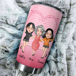 Mom Custom Tumbler Mother And Daughter Special Bond Link Can Never Be Undone Personalized Mother's Day Gift