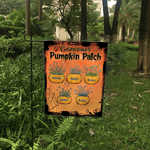 Halloween Custom Garden Flag Grandma's Pumpkin Patch Personalized Gift