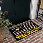 Vietnam Veteran Custom Doormat I Walked The Walk Personalized Gift