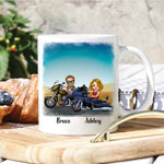 Motorcycle Custom Mug Like Father Like Daughter Personalized Gift