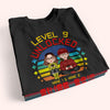 Gamer Couple Custom Shirt Level Unlocked Together Since Personalized Gift
