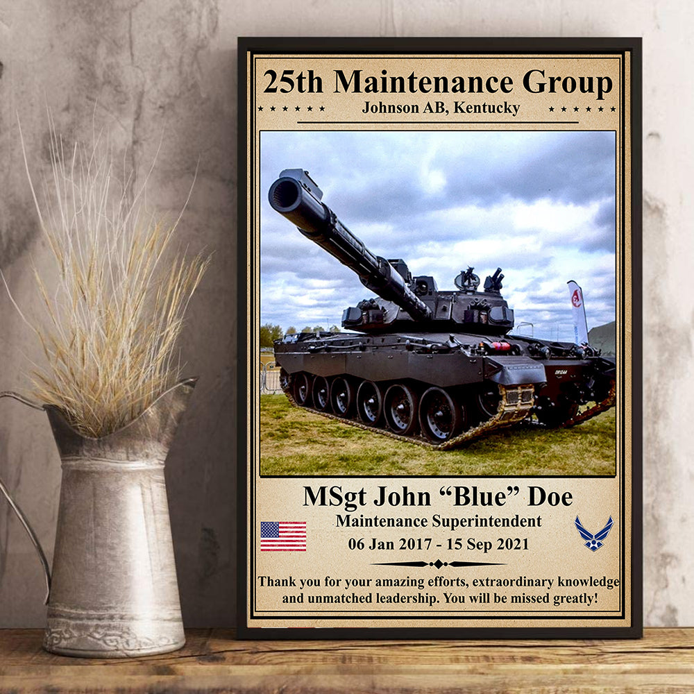 Veteran Custom Poster Memorial And Dedication Personalized Gift