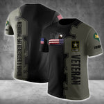 Veteran Custom All Over Printed Shirt Personalized Gift For Memorial Day