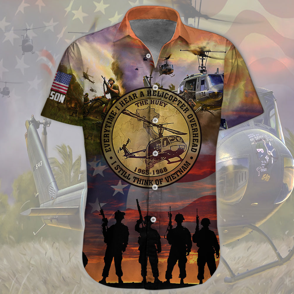 Vietnam Veteran Custom Men Shirt I Still Think Of Vietnam Personalized Gift
