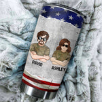 Veteran Custom Tumbler I Am A Veteran Like My Father Before Me Personalized Gift