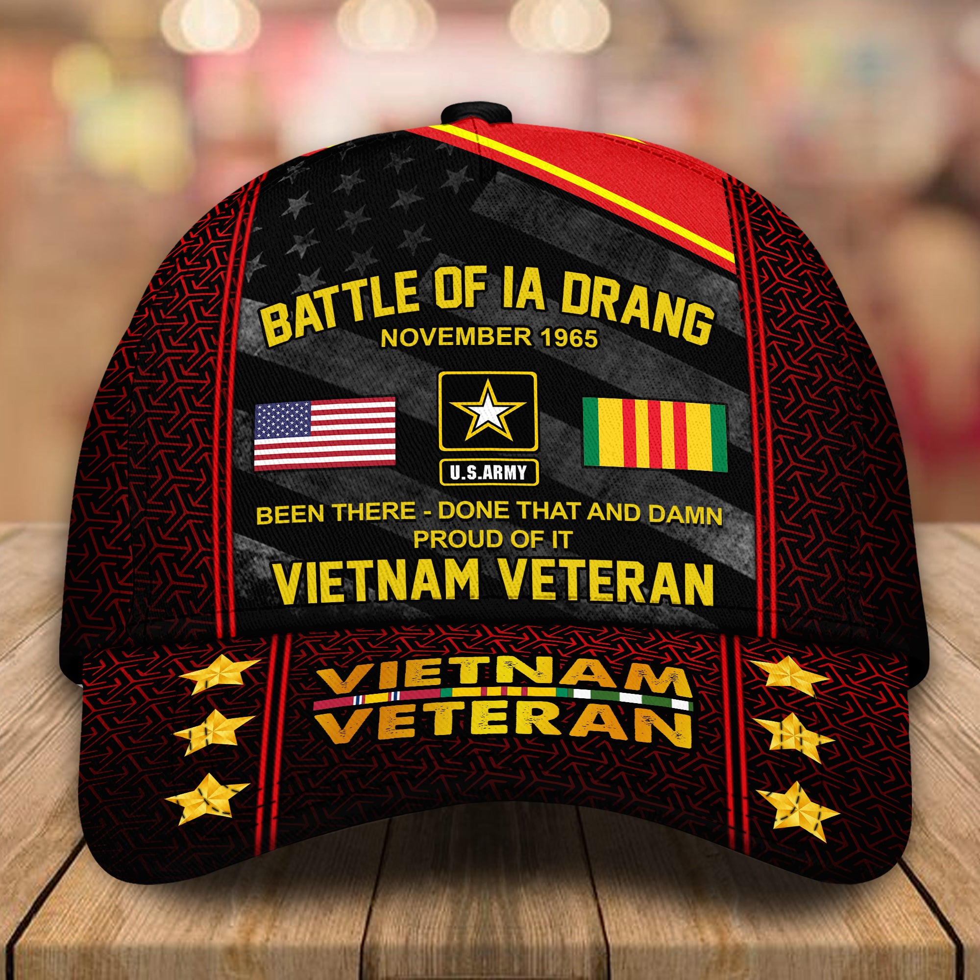 Vietnam Veteran Battle Custom Cap Been There Done That And Damn Proud Of It Personalized Gift