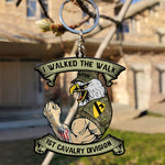 Army Veteran Custom Keychain I Walked The Walk Personalized Gift