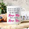Bestie Custom Mug No Matter What Where I Will Always Have You Personalized Best Friend Gift