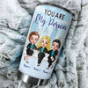Coworker Custom Tumbler You Are My Person Work Besties Talk About Sex Lives And Poo Personalized Best Friend Gift