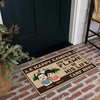 Camping Custom Doormat Happy Camper And The Best Flame Of His Life Live Here Personalized Gift