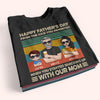 Step Dad Custom Shirt Happy Father&#39;s Day From The Kids You Inherited When You Started Shacking Up Personalized Gift