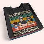 Step Dad Custom Shirt Happy Father's Day From The Kids You Inherited When You Started Shacking Up Personalized Gift